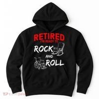 Retirement Art For Women Grandpa Retired Dad Retiring Hoodie thumb 0