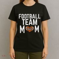retro American Football Team Mom Family Matching T-Shirt thumb 4