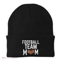 retro American Football Team Mom Family Matching Beanie thumb 0