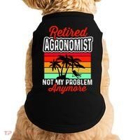 Retired AGRONOMIST Funny Doggie Tank thumb 0
