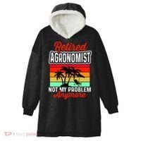 Retired AGRONOMIST Funny Hooded Wearable Blanket thumb 0