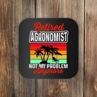 Retired AGRONOMIST Funny Coaster thumb 0