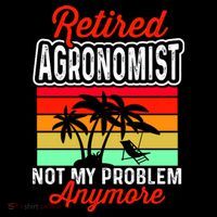 Retired AGRONOMIST Funny Coaster thumb 2