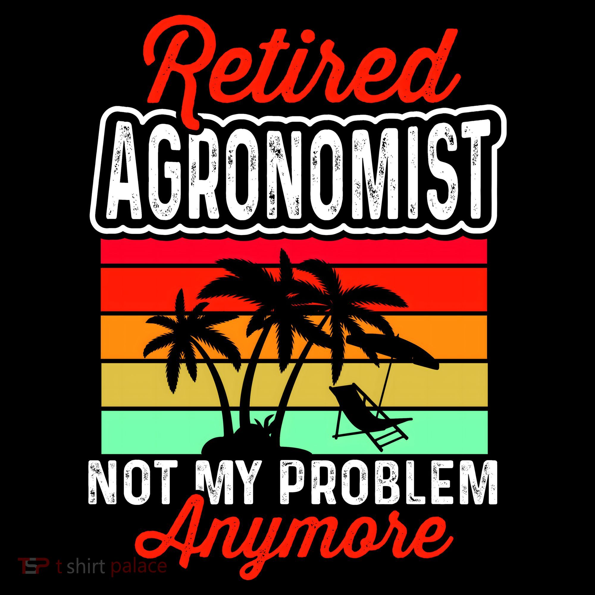Retired AGRONOMIST Funny Women's Tank Top