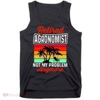 Retired AGRONOMIST Funny Tank Top thumb 0