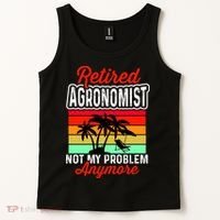 Retired AGRONOMIST Funny Tank Top thumb 2