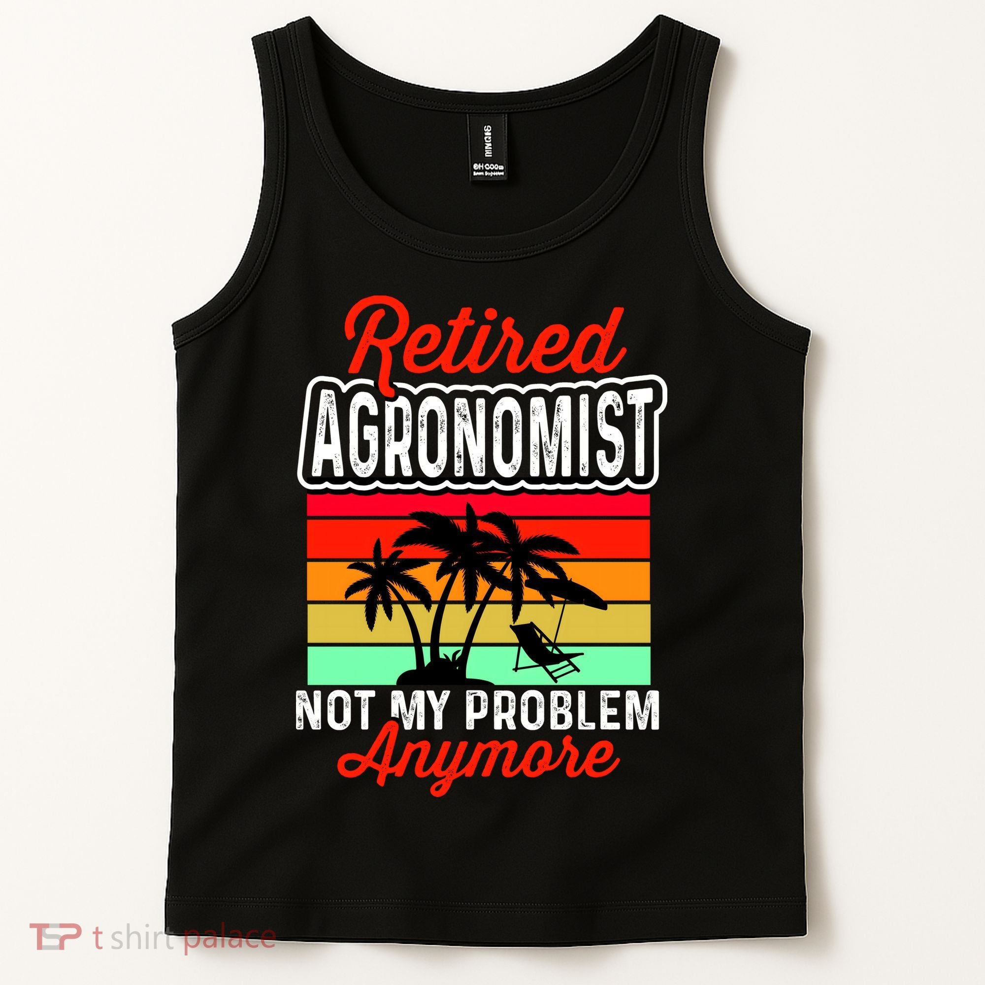 Retired AGRONOMIST Funny Tank Top