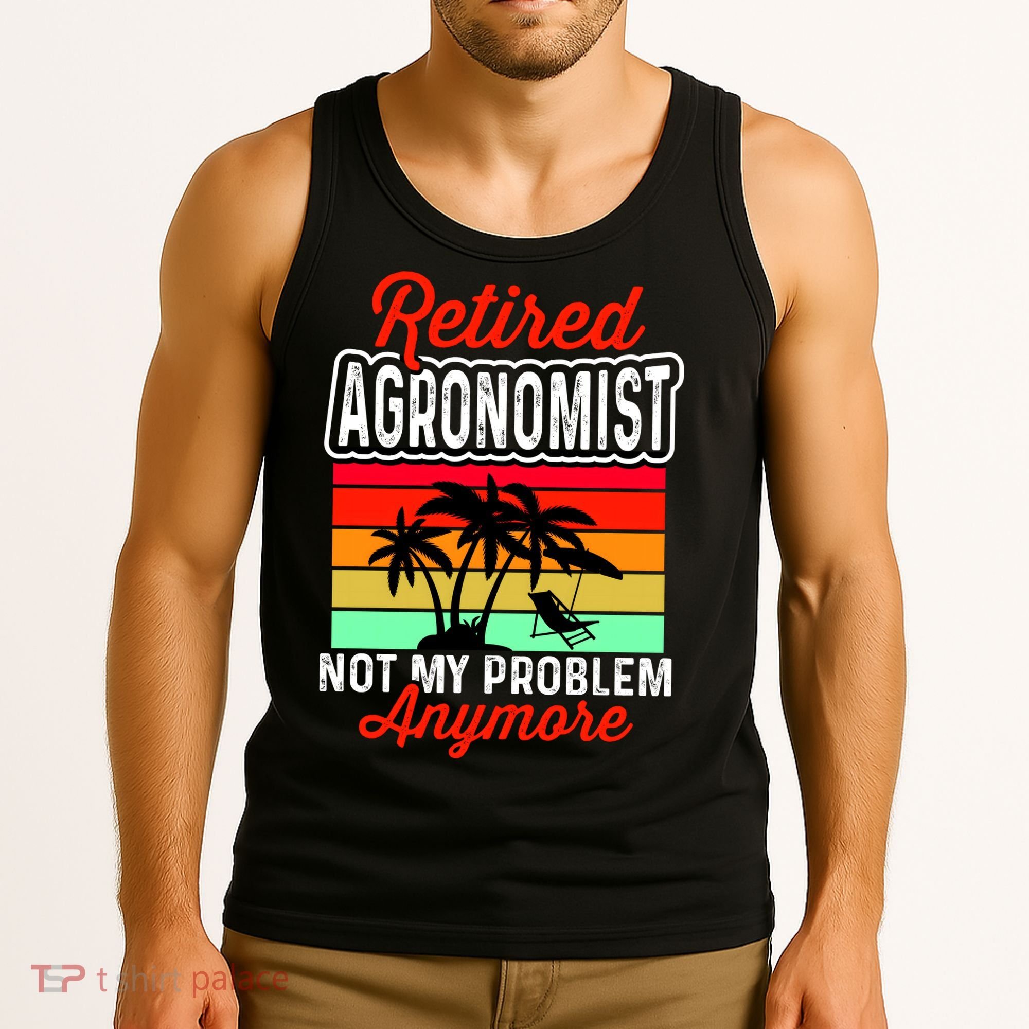 Retired AGRONOMIST Funny Tank Top
