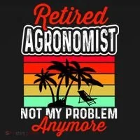 Retired AGRONOMIST Funny Women's Long Sleeve Shirt thumb 2