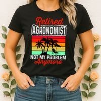 Retired AGRONOMIST Funny Women's T-Shirt thumb 2