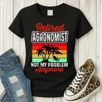 Retired AGRONOMIST Funny Women's T-Shirt thumb 3