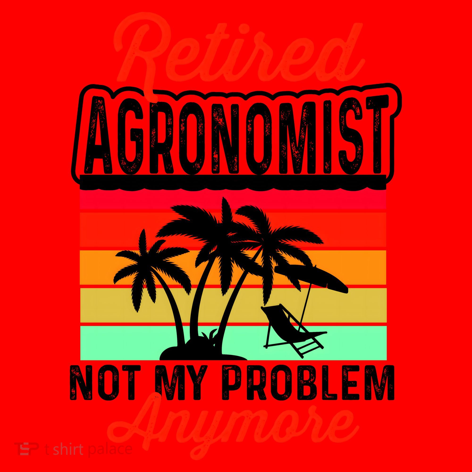 Retired AGRONOMIST Funny Santa Hat