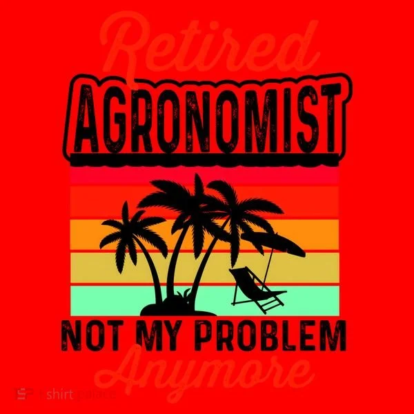 Retired AGRONOMIST Funny Santa Hat