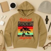 Retired AGRONOMIST Funny Hoodie thumb 3