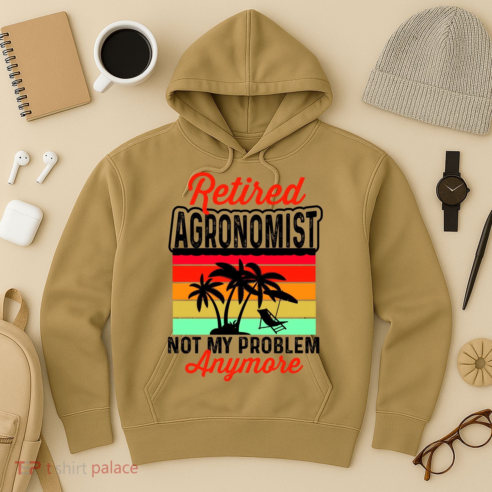 Retired AGRONOMIST Funny Hoodie