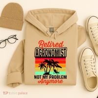 Retired AGRONOMIST Funny Hoodie thumb 4