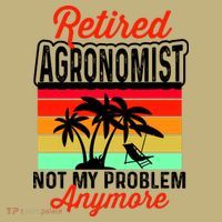 Retired AGRONOMIST Funny Polo thumb 2