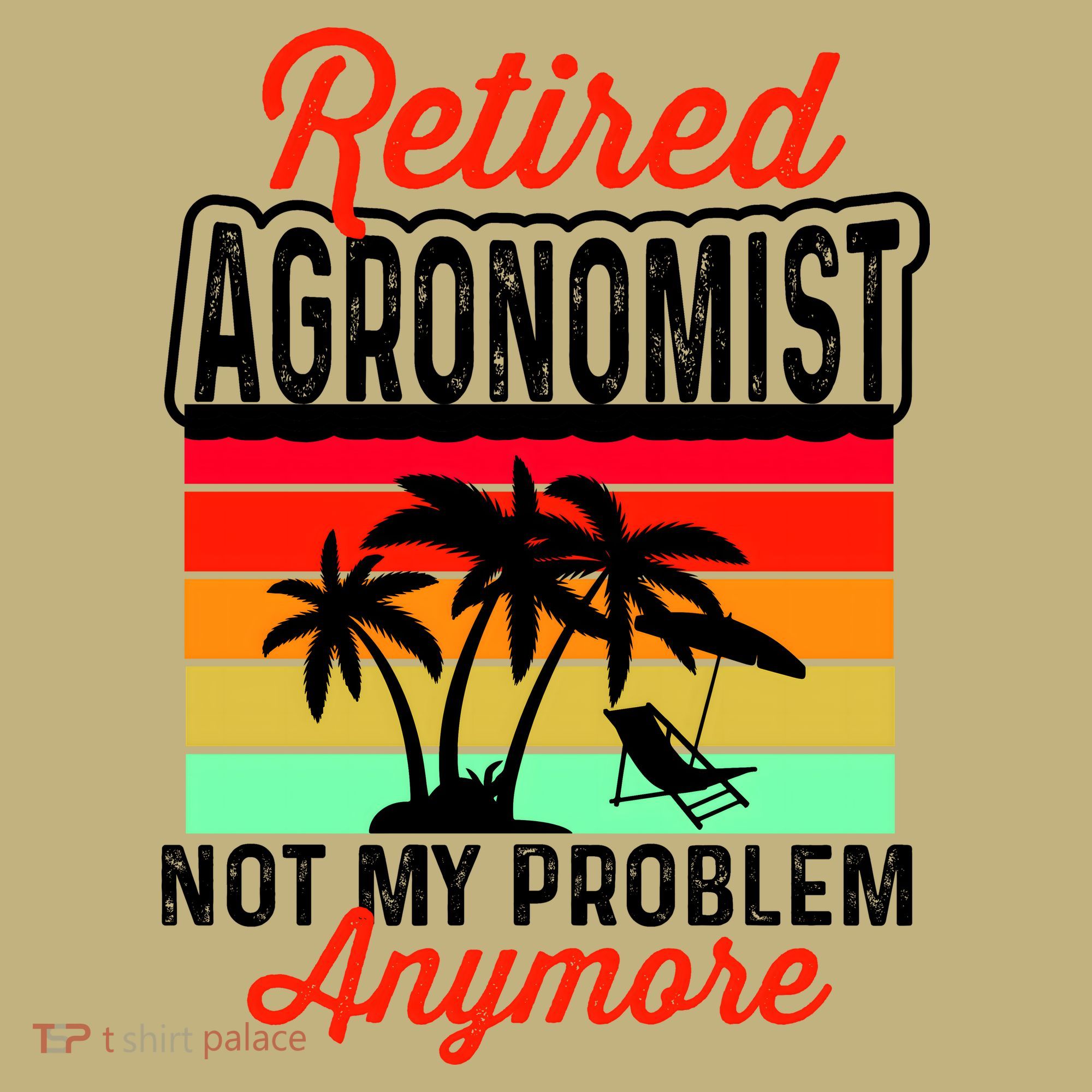 Retired AGRONOMIST Funny Mousepad