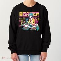 Retro Anime Gamer Girl Classic Women's Sweatshirt thumb 0