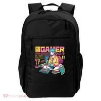 Retro Anime Gamer Girl Classic Backpack thumb 0