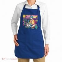 Retro Anime Gamer Girl Classic Apron thumb 2