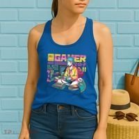 Retro Anime Gamer Girl Classic Women's Tank Top thumb 2