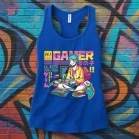 Retro Anime Gamer Girl Classic Women's Tank Top thumb 3