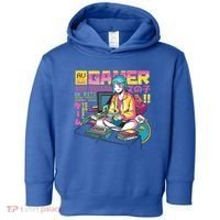 Retro Anime Gamer Girl Classic Toddler Hoodie thumb 0
