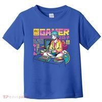 Retro Anime Gamer Girl Classic Toddler T-Shirt thumb 0