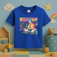 Retro Anime Gamer Girl Classic Toddler T-Shirt thumb 3