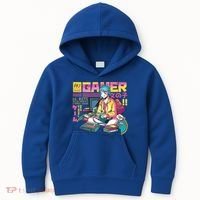 Retro Anime Gamer Girl Classic Kids Hoodie thumb 0
