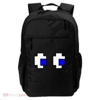 Retro Arcade Game Ghost Eyes Halloween Group Costume Backpack thumb 0