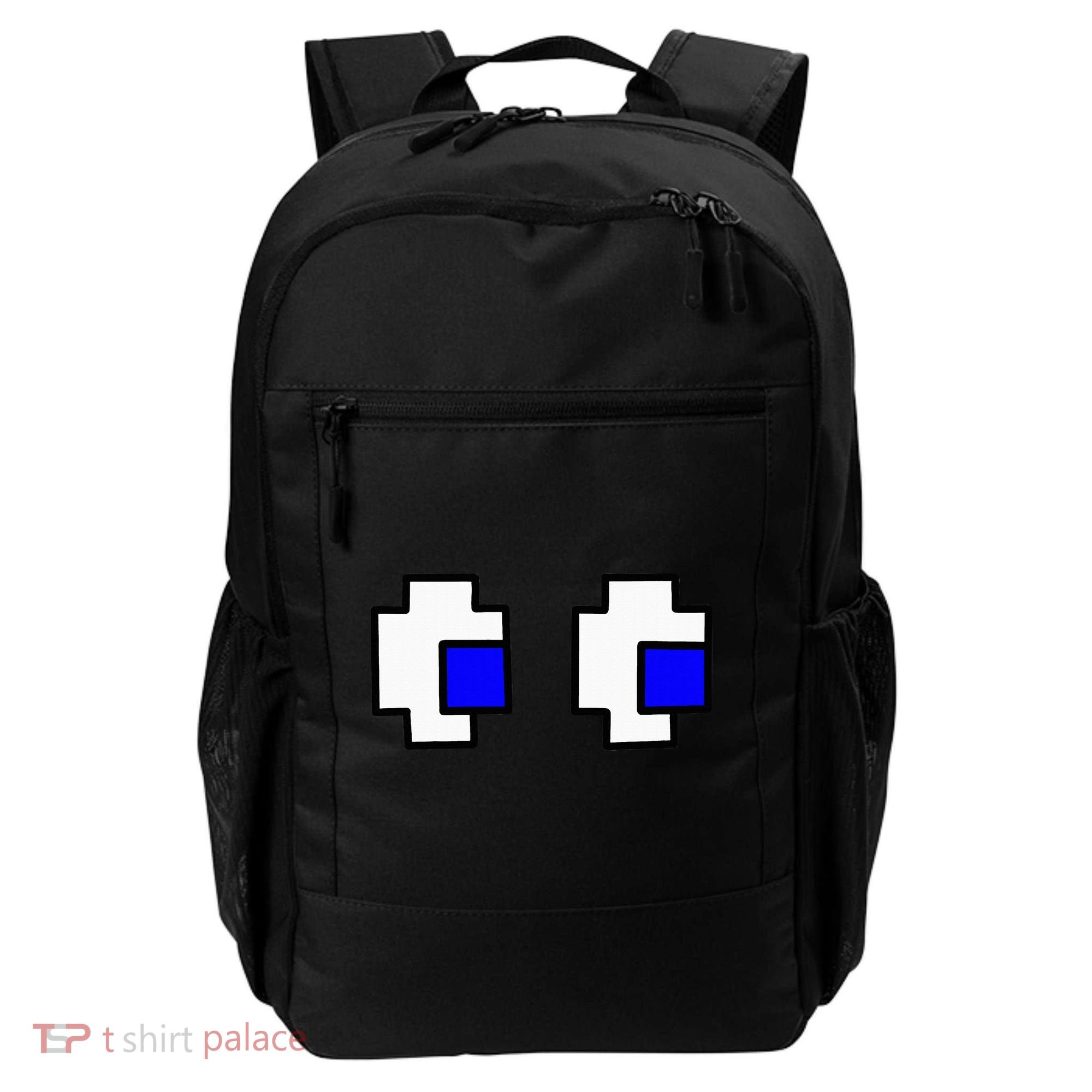 Retro Arcade Game Ghost Eyes Halloween Group Costume Backpack
