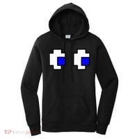 Retro Arcade Game Ghost Eyes Halloween Group Costume Women's Hoodie thumb 0
