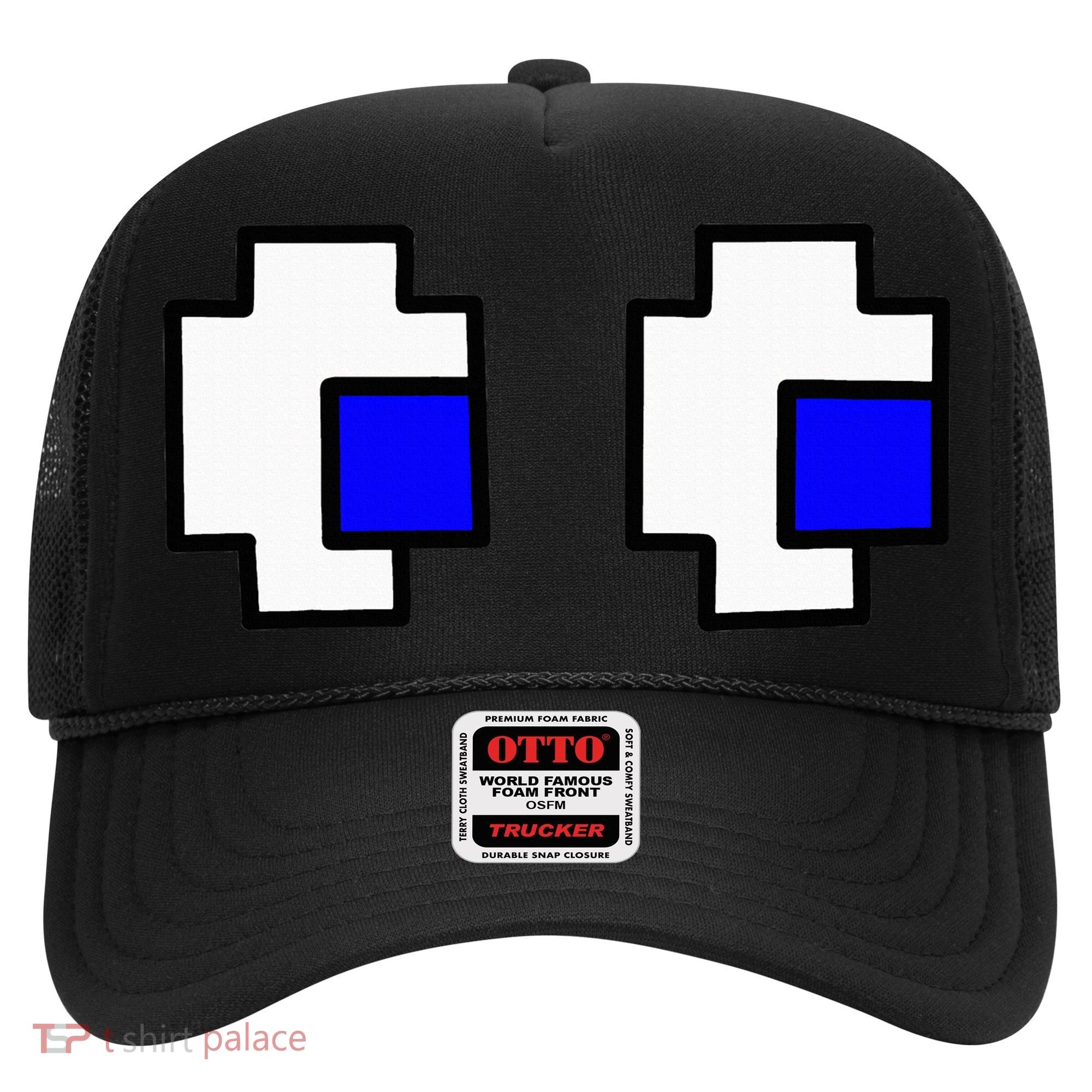Retro Arcade Game Ghost Eyes Halloween Group Costume Hat