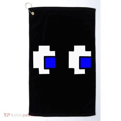 Retro Arcade Game Ghost Eyes Halloween Group Costume Golf Towel