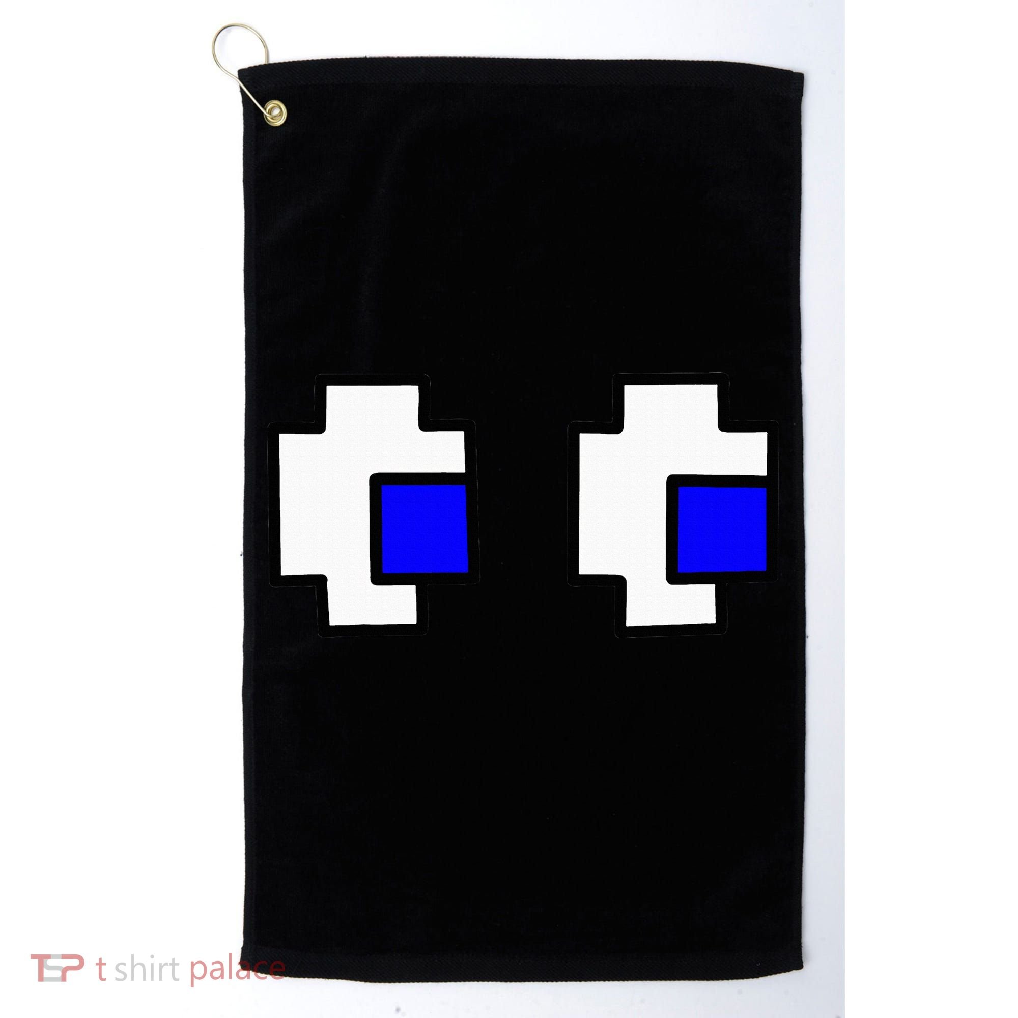 Retro Arcade Game Ghost Eyes Halloween Group Costume Golf Towel