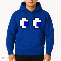 Retro Arcade Game Ghost Eyes Halloween Group Costume Hoodie thumb 2