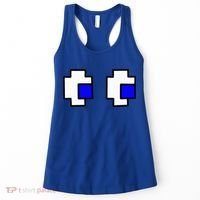 Retro Arcade Game Ghost Eyes Halloween Group Costume Women's Tank Top thumb 0
