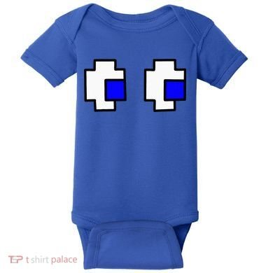 Retro Arcade Game Ghost Eyes Halloween Group Costume Baby Bodysuit