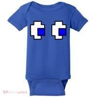 Retro Arcade Game Ghost Eyes Halloween Group Costume Baby Bodysuit thumb 0