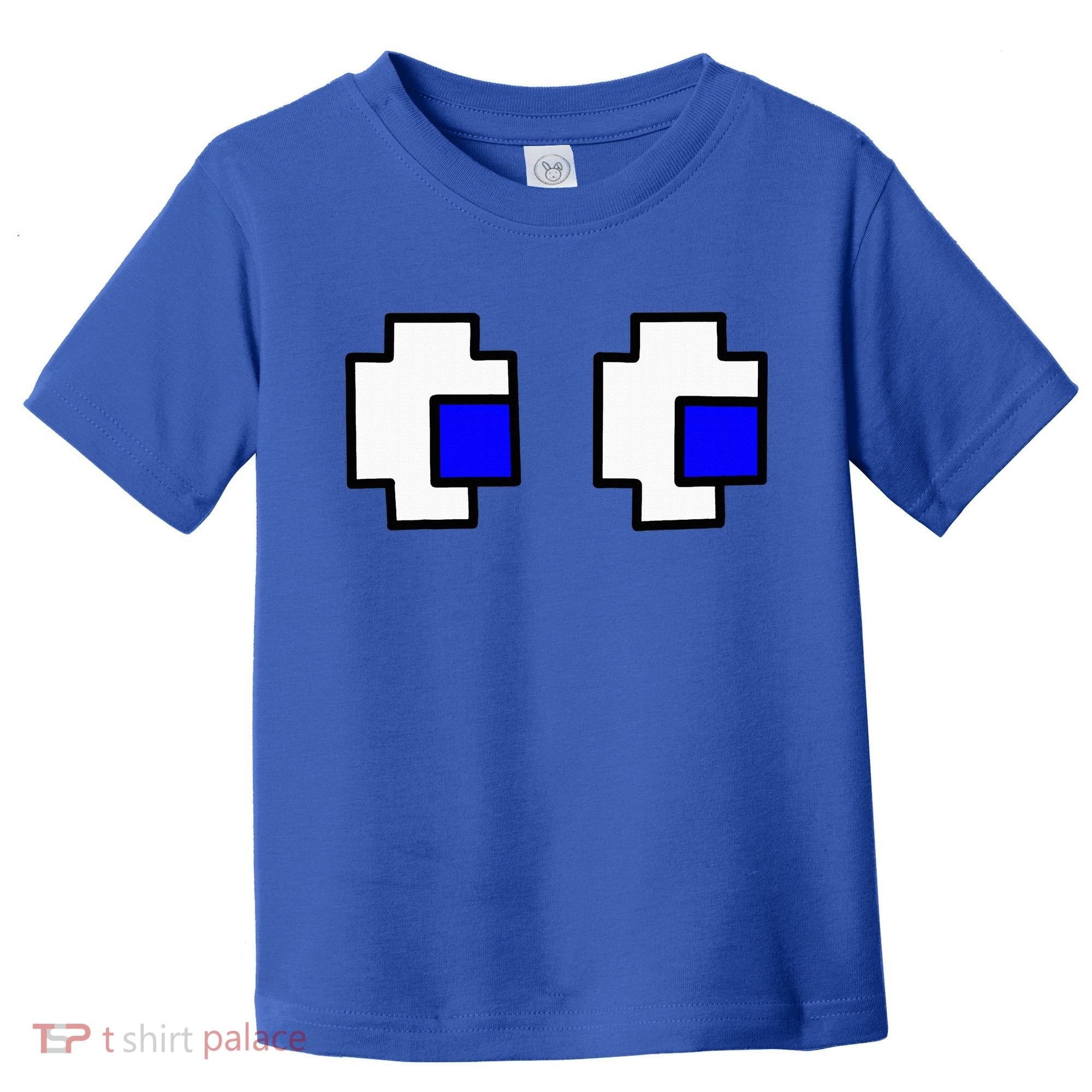 Retro Arcade Game Ghost Eyes Halloween Group Costume Toddler T-Shirt