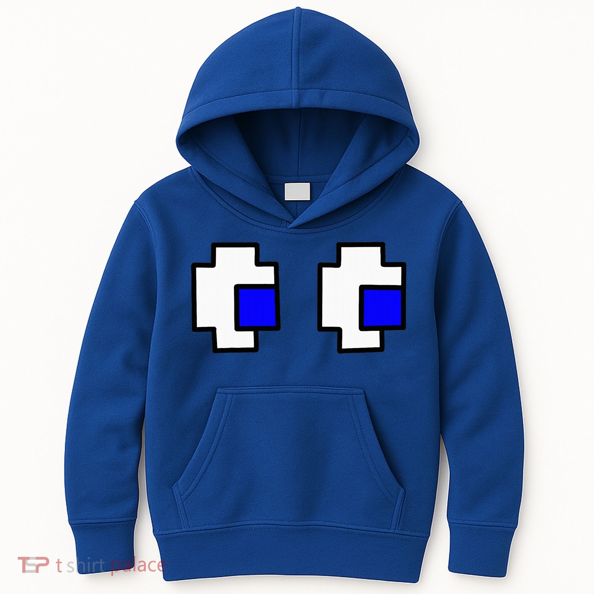 Retro Arcade Game Ghost Eyes Halloween Group Costume Kids Hoodie