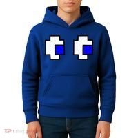 Retro Arcade Game Ghost Eyes Halloween Group Costume Kids Hoodie thumb 4