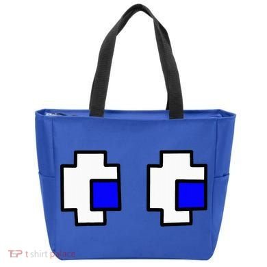 Retro Arcade Game Ghost Eyes Halloween Group Costume Tote Bag