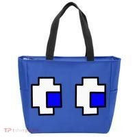 Retro Arcade Game Ghost Eyes Halloween Group Costume Tote Bag thumb 0