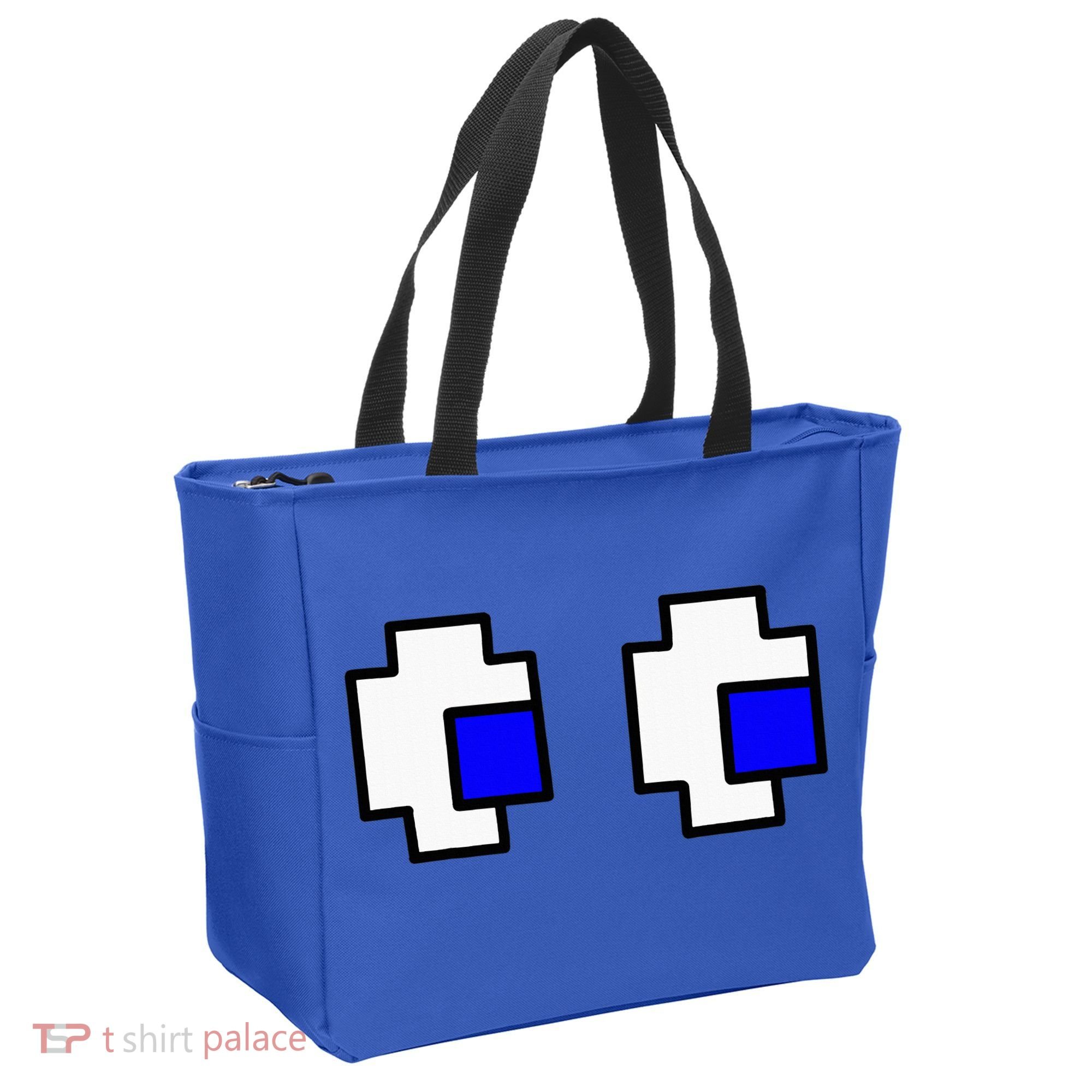 Retro Arcade Game Ghost Eyes Halloween Group Costume Tote Bag