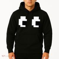 Retro Arcade Game Ghost Eyes Halloween Group Costume Hoodie thumb 2