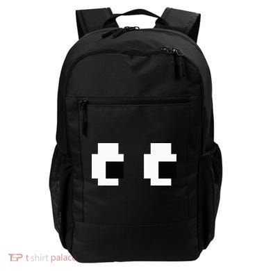 Retro Arcade Game Ghost Eyes Halloween Group Costume Backpack