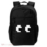 Retro Arcade Game Ghost Eyes Halloween Group Costume Backpack thumb 0